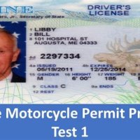 Maine Motorcycle License Written Test